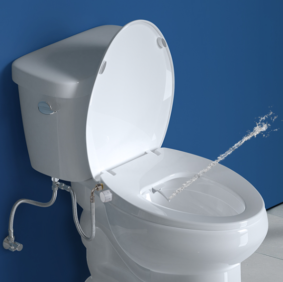 Siège de toilette bidet avec fermeture silencieuse