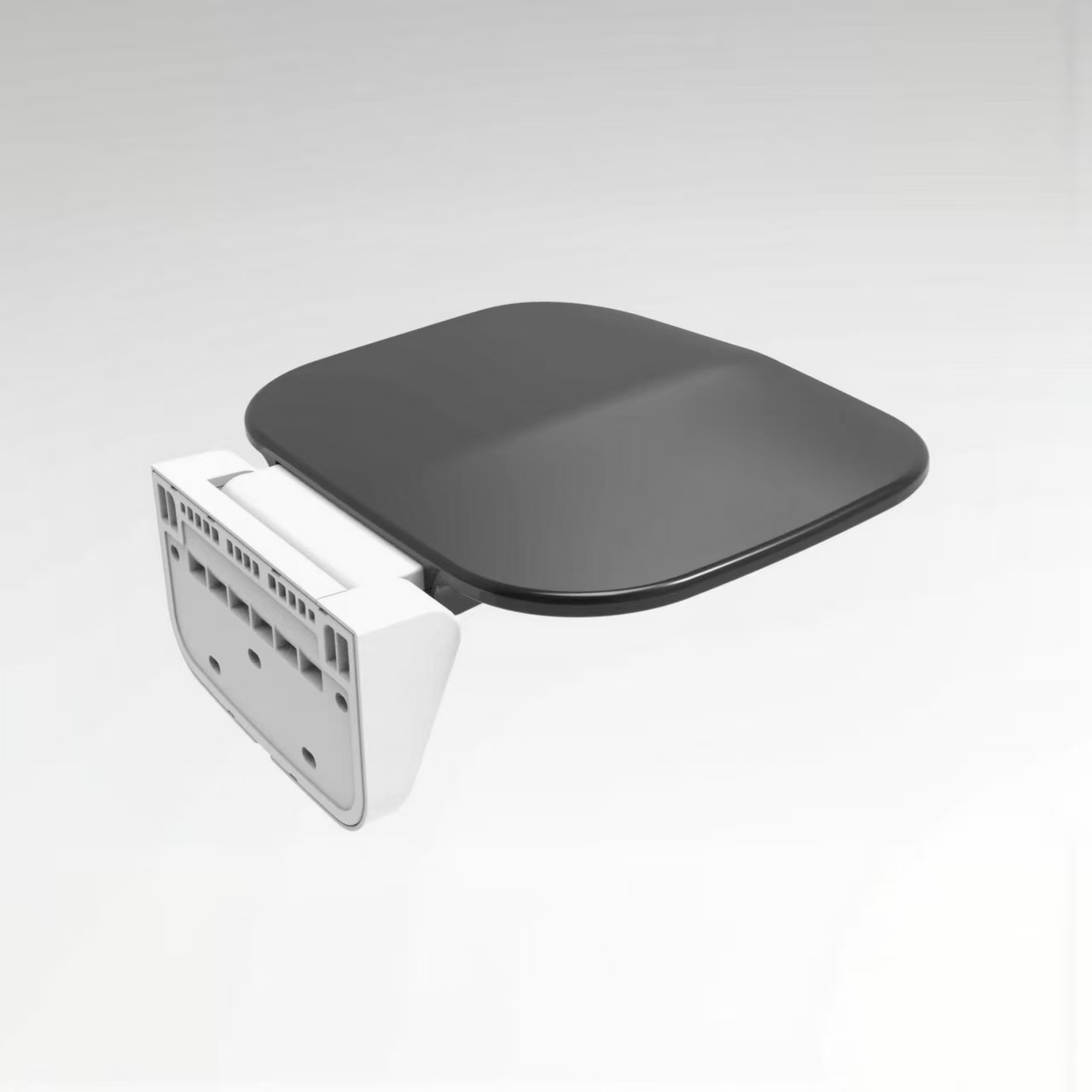 Folding Wall Mounted Shower Stool UF Material Bathroom Seat