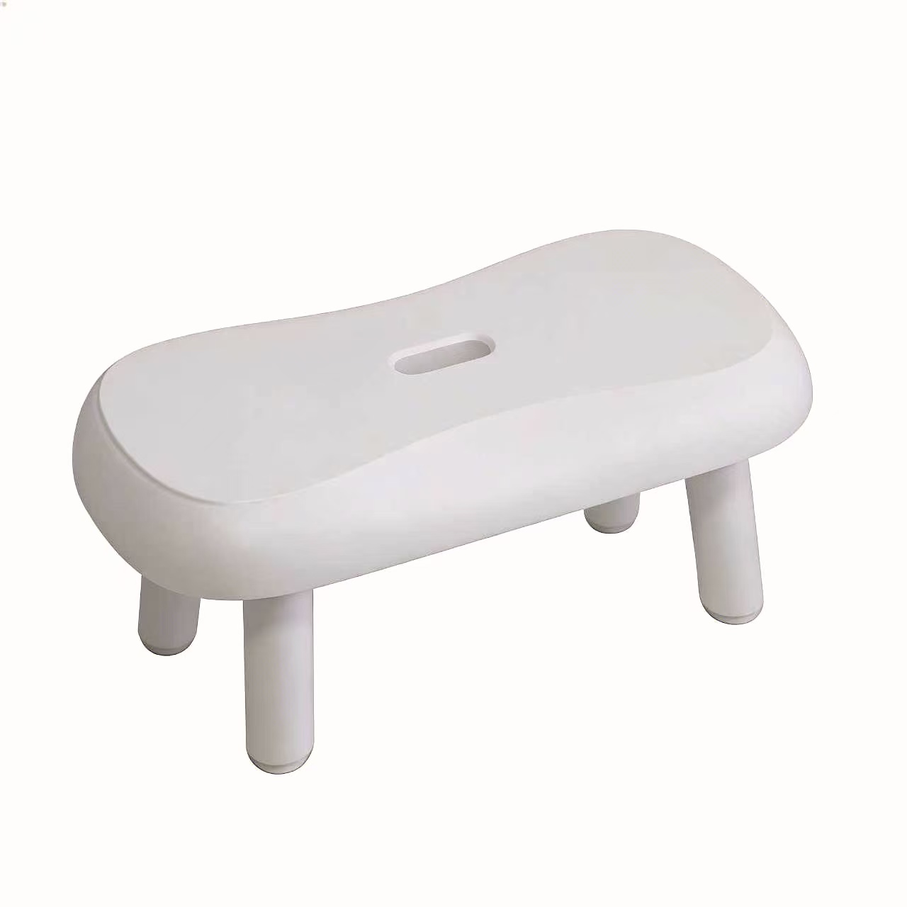 Compact and Lightweight Household Footrest, Simple PP Thickened Anti-Slip Bathroom Toilet Seat for Pregnant Women and Children